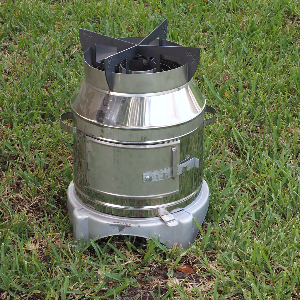 Vortex Rocket Stove - Base Camp (Large) | Off-Grid Cooking | Survival | Prepper StoveCamping | RV |