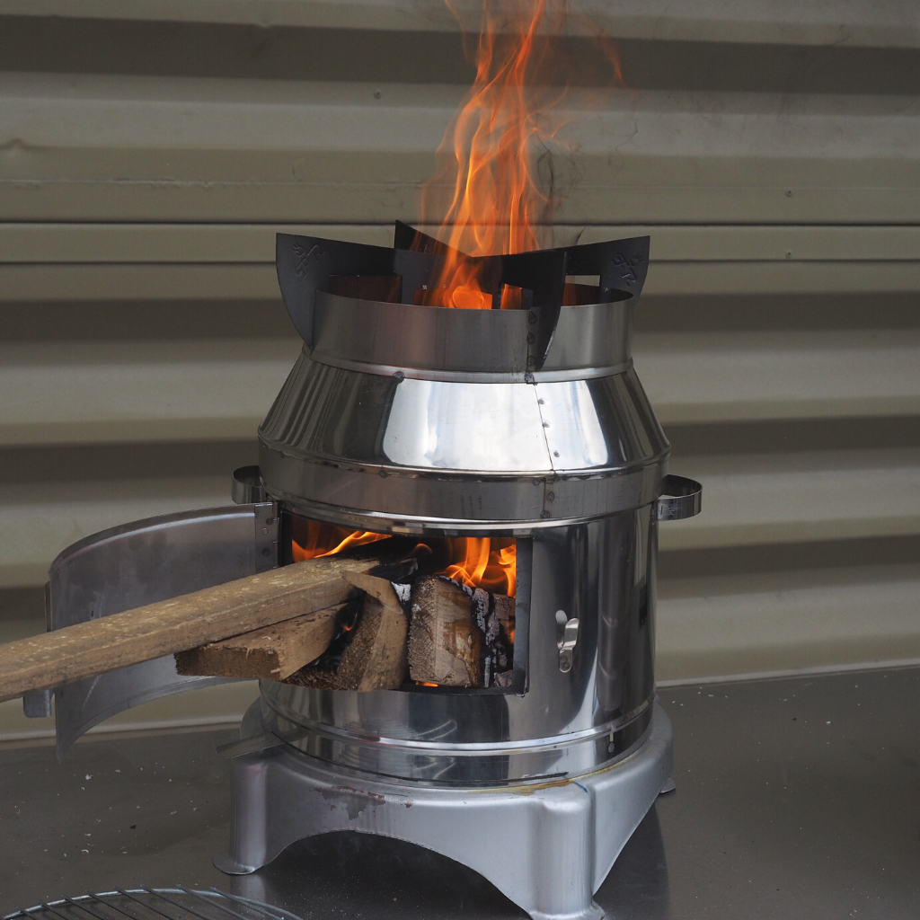 Vortex Rocket Stove - Base Camp (Large) | Off-Grid Cooking | Survival | Prepper StoveCamping | RV |