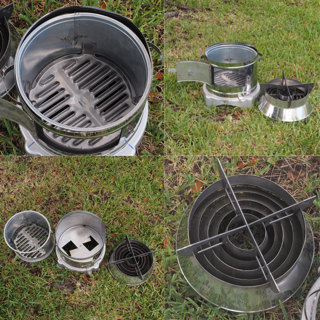 Vortex Rocket Stove - Base Camp (Large) | Off-Grid Cooking | Survival | Prepper StoveCamping | RV |