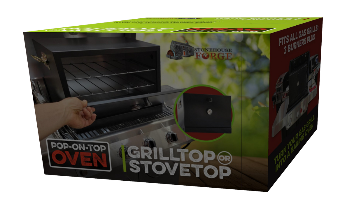 Pop-On-Top Camping Oven - Turn Any Heat Source Into a Full Baking Oven!