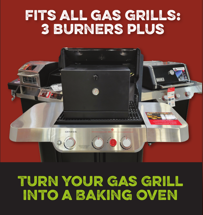 Pop-On-Top Camping Oven - Turn Any Heat Source Into a Full Baking Oven!