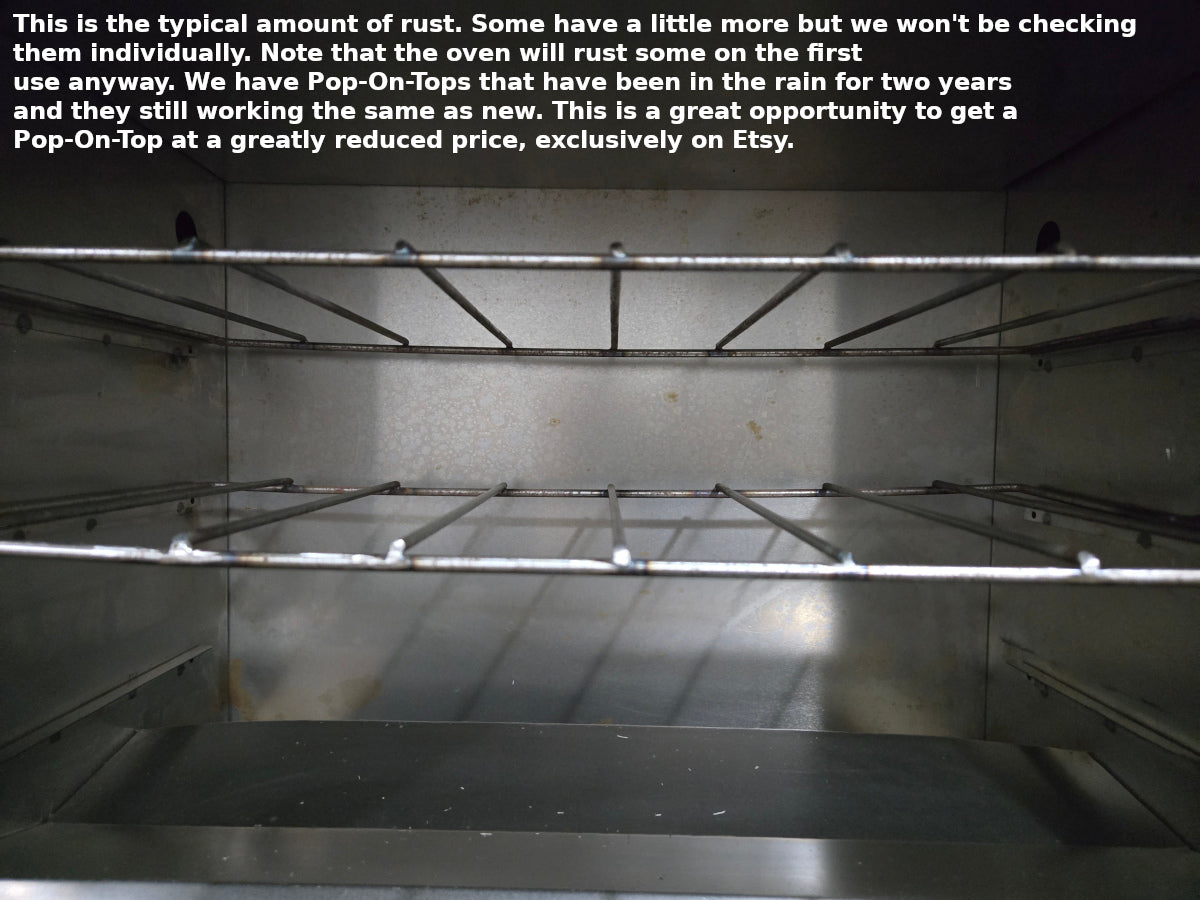 Pop-On-Top Camping Oven - Turn Any Heat Source Into a Full Baking Oven! (SECOND W/BOX)