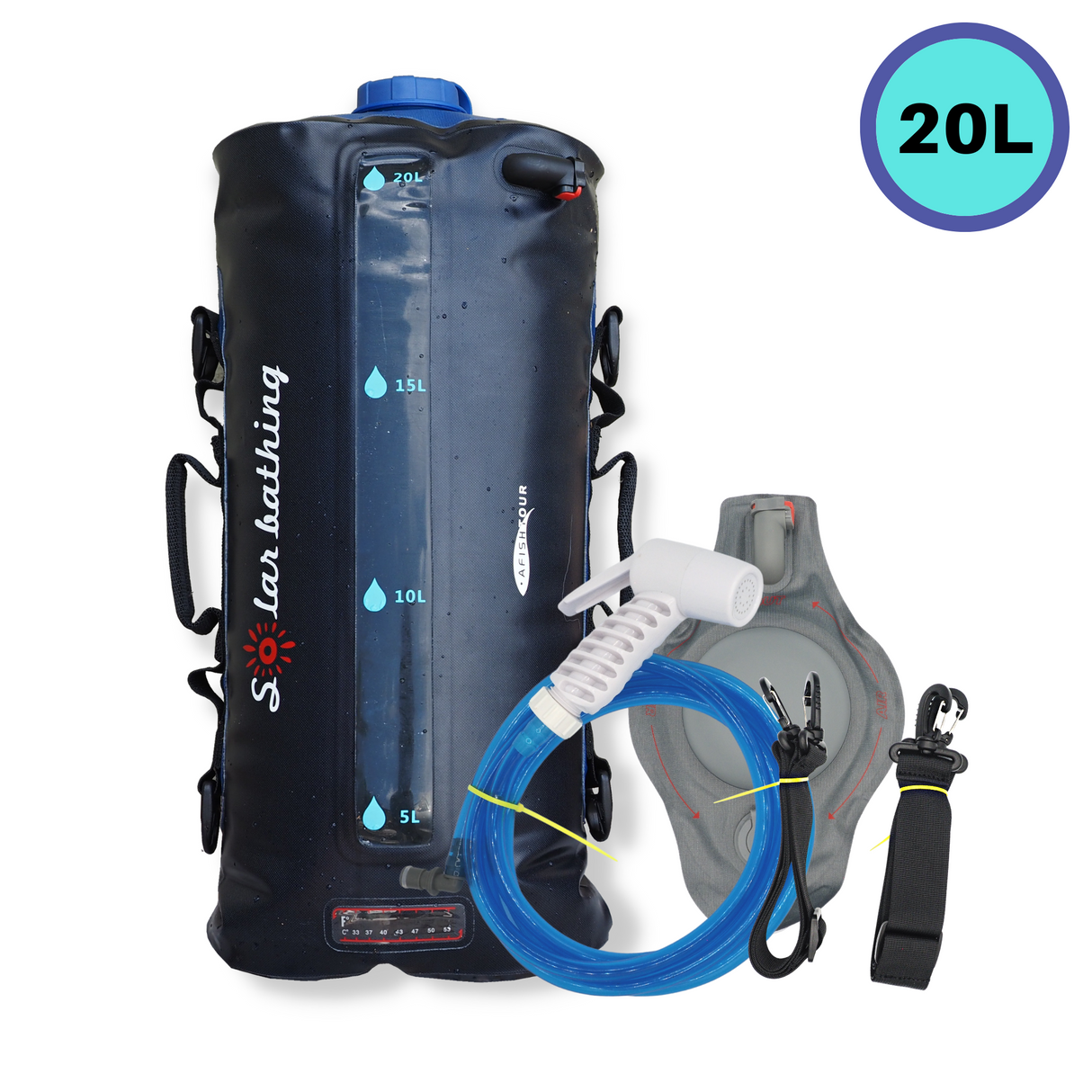 20L Gravity Water Bag - Shower & Storage