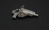 Holstered Gun Necklace Pendent