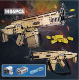 FN SCAR 17S Block Gun Model Kit