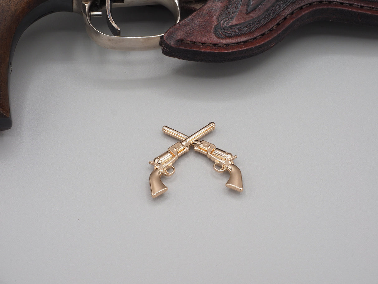 1851 Navy Revolver Lepel/Hat Pin - Gold - Screw Back