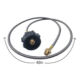 20Lb. Propane Tank Adapter to High Pressure Butane/Propane Cylinder