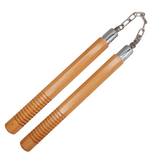 Natural Wood Octagon Nunchaku