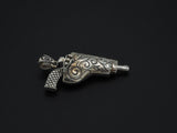 Holstered Gun Necklace Pendent