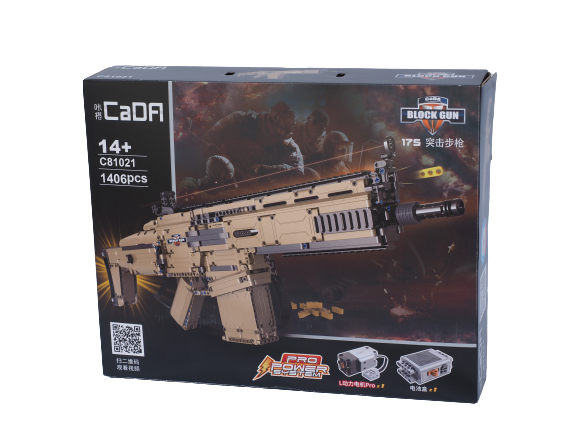 FN SCAR 17S Block Gun Model Kit