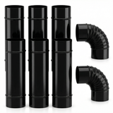 Stovepipe Expansion Sets for Trailblazer Cookstove (2 Elbows 6 Straight Pipe)
