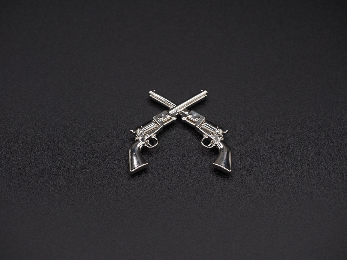 1851 Navy Revolver Lepel/Hat Pin - Silver - Screw Back