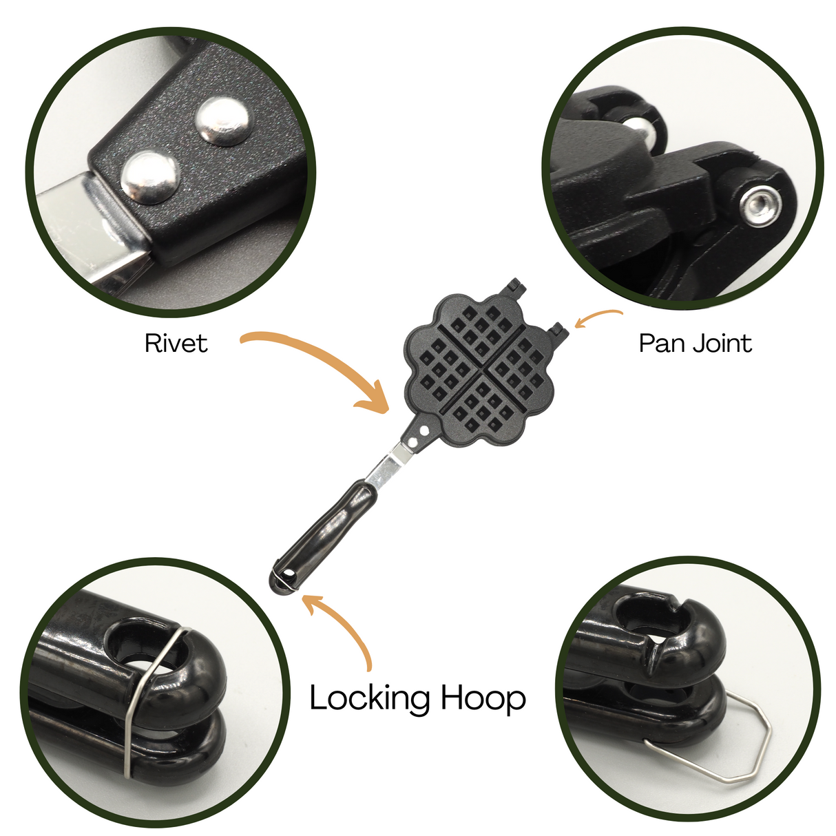 Heart Mold Waffle Pan