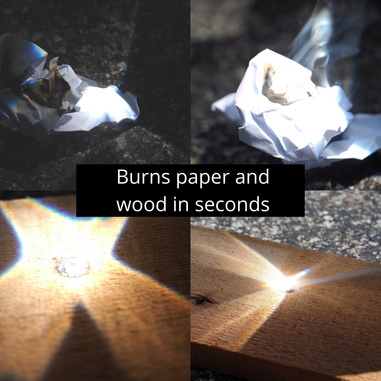Lightweight Survival Toolkit & Magnifing Fire Starter