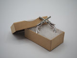1851 Navy Revolver Lepel/Hat Pin - Silver - Screw Back