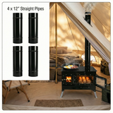 Stovepipe Expansion Sets for Trailblazer Cookstove (4 Straight Pipe)