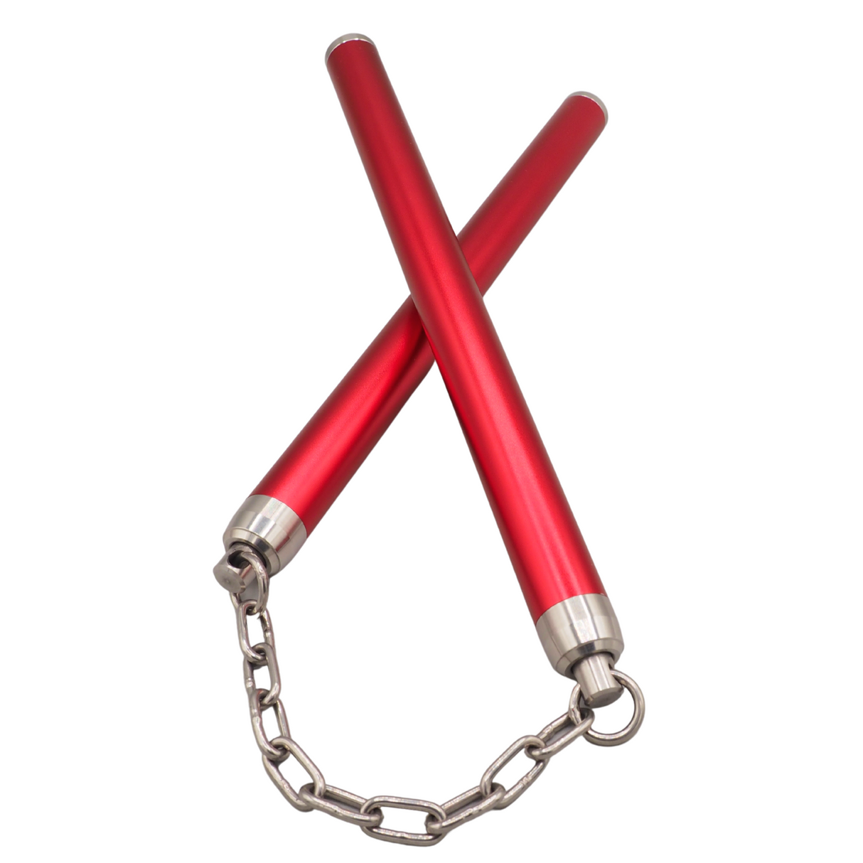 Red Metal Nunchaku