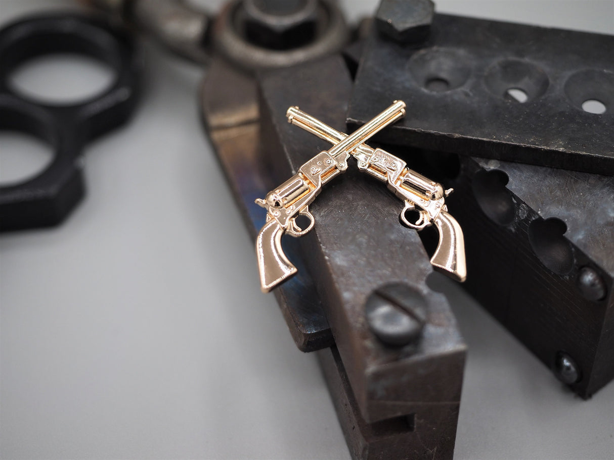 1851 Navy Revolver Lepel/Hat Pin - Gold - Screw Back