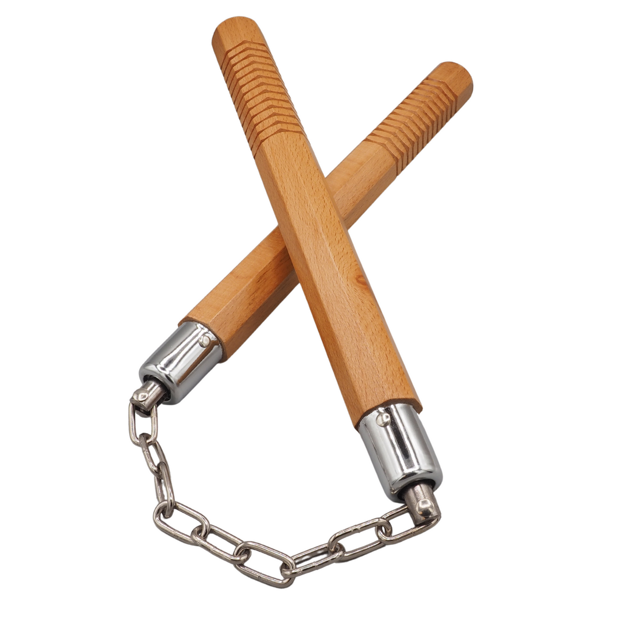 Natural Wood Octagon Nunchaku