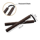 Wood Nunchaku with Paracord Chain - Riveted