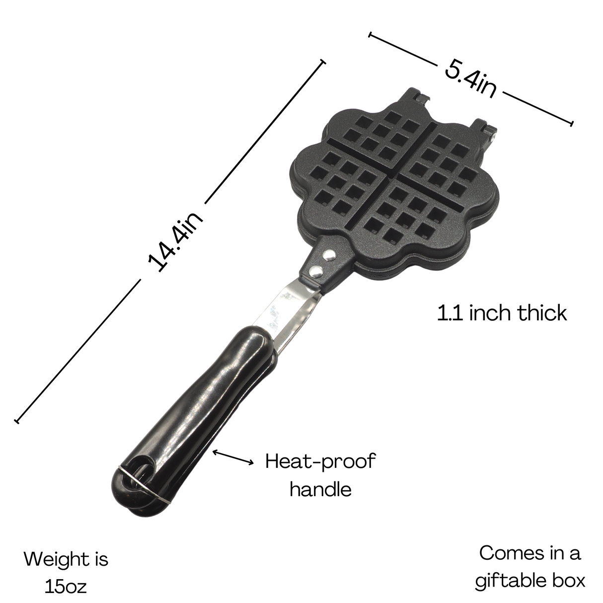 Heart Mold Waffle Pan