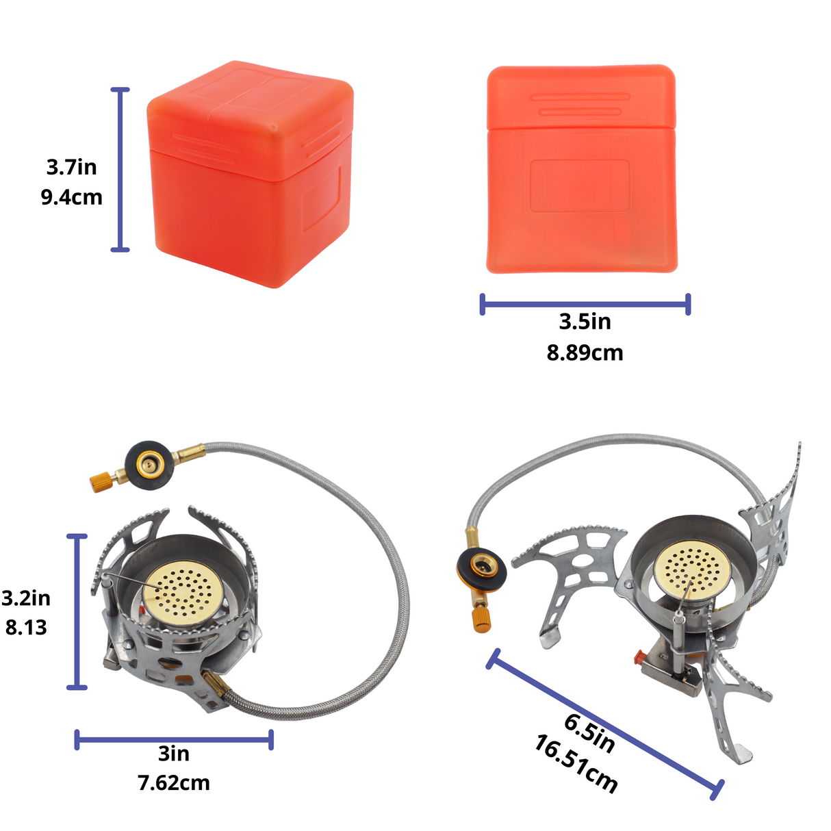 Single Burner Backpacking Stove (13,307 BTU)