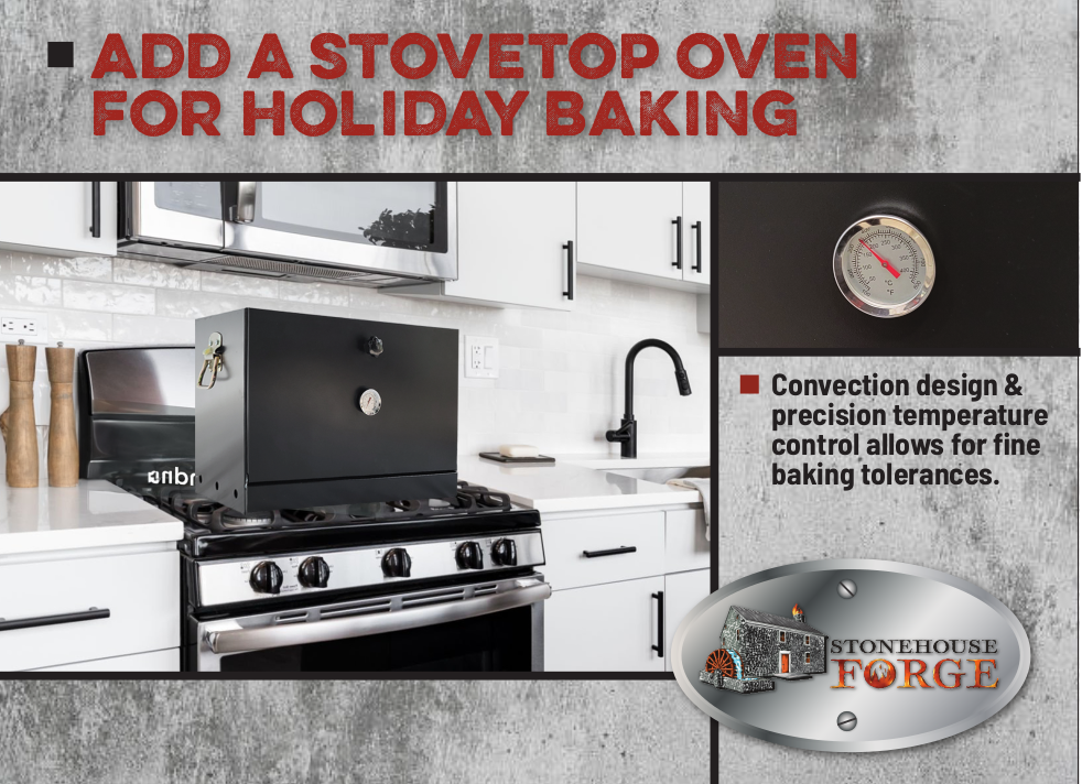 Pop-On-Top Oven - Turn Any Heat Source Into a Full Baking Oven!